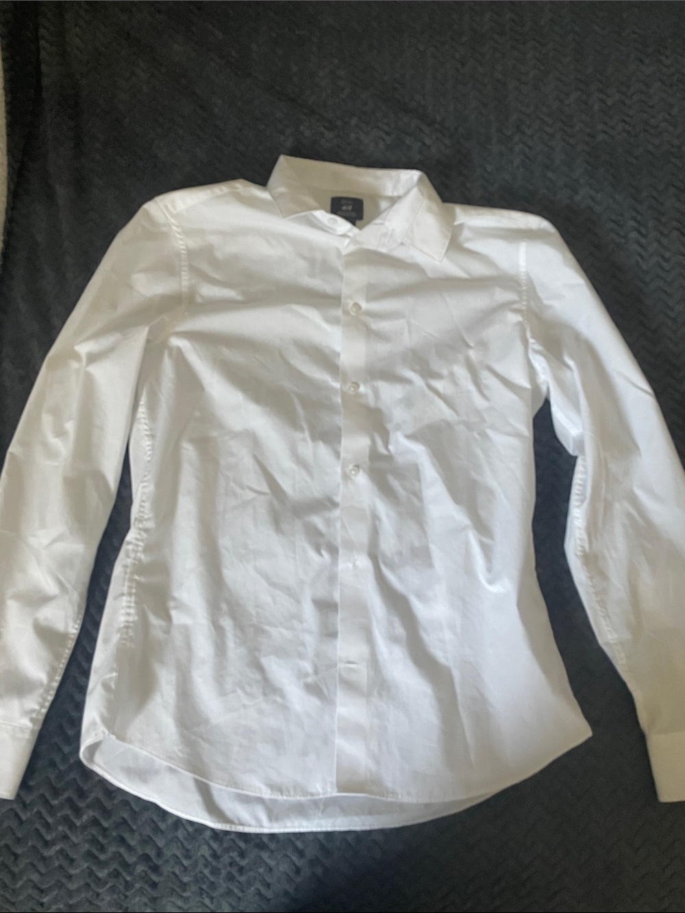 H&M Crisp White Men's Dress Shirt